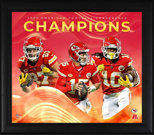 NFL チーフス Fanatics Authentic Framed 15 x 17 2023 AFC 優勝記念 Collage Fanatics NFL チーフス Fanatics Authentic Framed 15 x 17 2023 AFC 優勝記念 Collage Fanatics