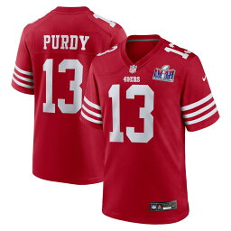 NFL ブロック・パーディ 49ers ユニフォーム 第58回スーパーボウル進出記念 Game Jersey ナイキ/Nike スカーレット