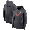 NFL 49ers パーカー 2023 NFC 優勝記念 ロッカールーム トロフィー Collection Pullover Hoodie ナイキ/Nike アンスラサイト