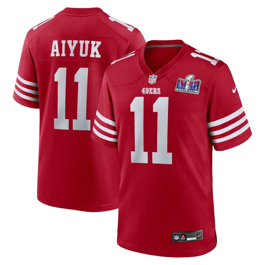 NFL ブランドン・アイユーク 49ers ユニフォーム 第58回スーパーボウル進出記念 Game Jersey ナイキ/Ni..