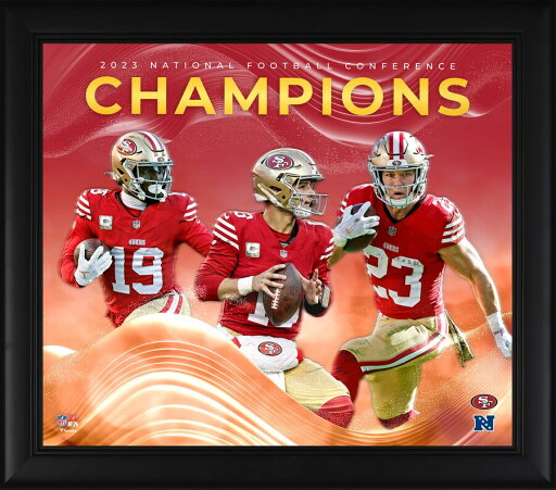NFL 49ers Fanatics Authentic Framed 15 x 17 2023 NFC 優勝記念 Collage Fanatics NFL 49ers Fanatics Authentic Framed 15 x 17 2023 NFC 優勝記念 Collage Fanatics