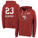 NFL クリスチャン・マキャフリー 49ers パーカー 第58回スーパーボウル進出記念 Hoodie マジェスティック/Majestic スカーレット