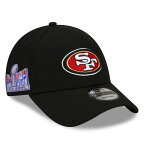 NFL 49ers キャップ 第58回スーパーボウル進出記念 Side Patch 9FORTY Adjustable Hat ニューエラ/New Era ブラック