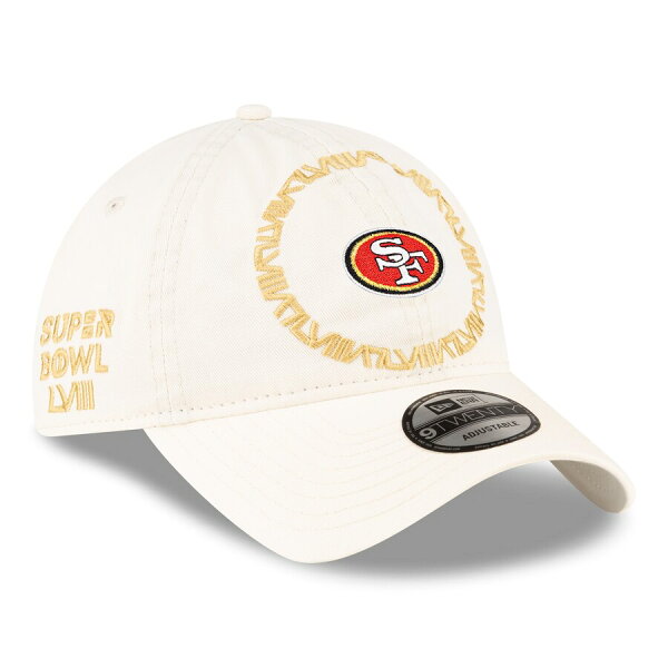 【取寄】NFL 49ers キャップ 第58回スーパーボウル進出記念 9TWENTY Adjustable Hat ニューエラ/New Era クリーム