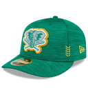 MLB アスレチックス キャップ 2024 クラブハウス Clubhouse ロープロファイル 59FIFTY ニューエラ/New Era グリーン