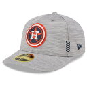 MLB アストロズ キャップ 2024 クラブハウス Clubhouse ロープロファイル 59FIFTY ニューエラ/New Era グレー