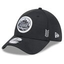 MLB メッツ キャップ 2024 クラブハウス Clubhouse 39THIRTY フレックス ニューエラ/New Era ブラック