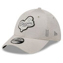 MLB ドジャース キャップ 2024 クラブハウス Clubhouse 39THIRTY フレックス ニューエラ/New Era クリーム