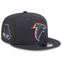 NFL ファルコンズ キャップ ドラフト2024 Draft 9FIFTY Snapback Hat ニューエラ/New Era グラファイト