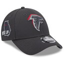 NFL ファルコンズ キャップ NFL ドラフト2024 9FORTY Adjustable Hat ニューエラ/New Era グラファイト