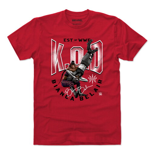 WWE ビアンカ・べレアー Tシャツ K.O.D. WHT 500Level レッド WWE ビアンカ・べレアー Tシャツ K.O.D. WHT 500Level レッド