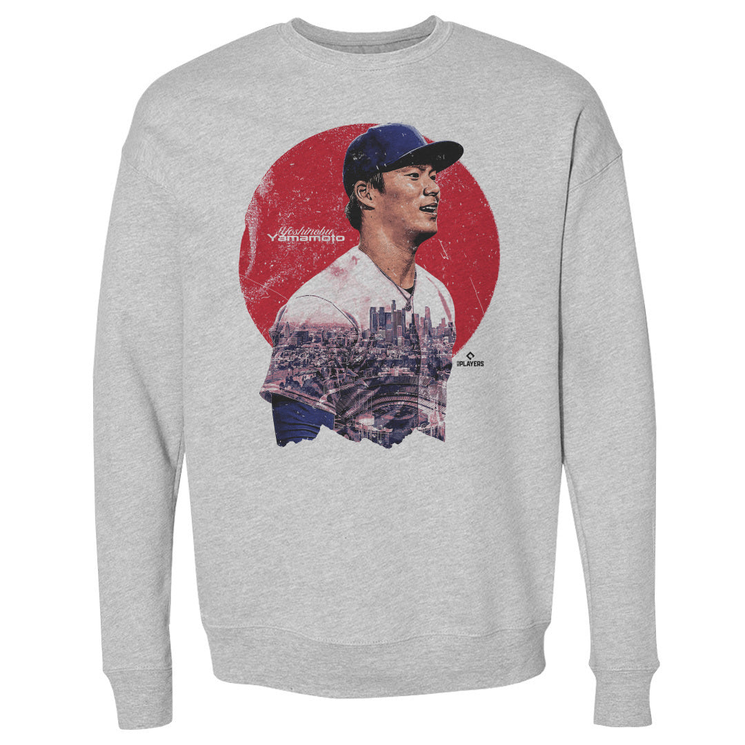 MLB R{RL hW[X XEFbg Los Angeles D Portrait Sweat Crewneck T-Shirt 500Level wU[O[