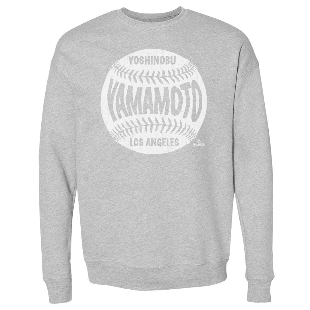 MLB R{RL hW[X XEFbg Los Angeles D Baseball WHT Sweat Crewneck T-Shirt 500Level wU[O[