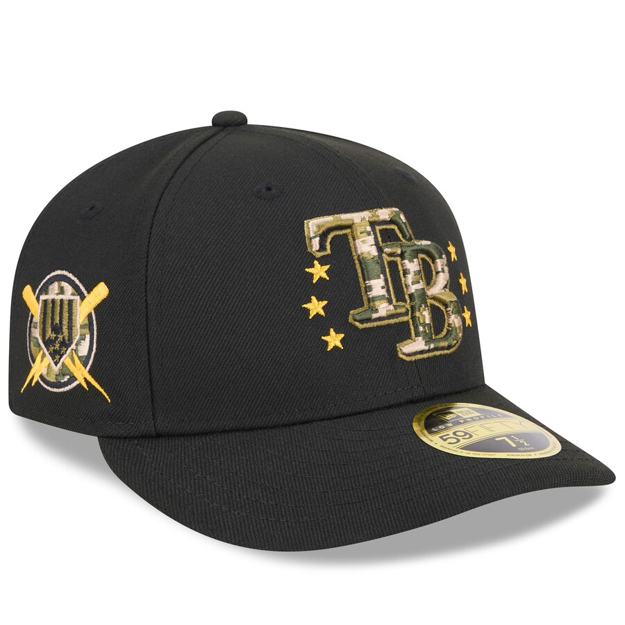 Rakuten - MLB タンパベイ・レイズ キャップ 【海外版】 2024 アームドフォースデー Low Profile 59FIFTY ニューエラ/New Era ブラック