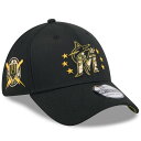 MLB マーリンズ キャップ 【海外版】 2024 アームドフォースデー 39THIRTY Flex Hat ニューエラ/New Era ブラック(4)