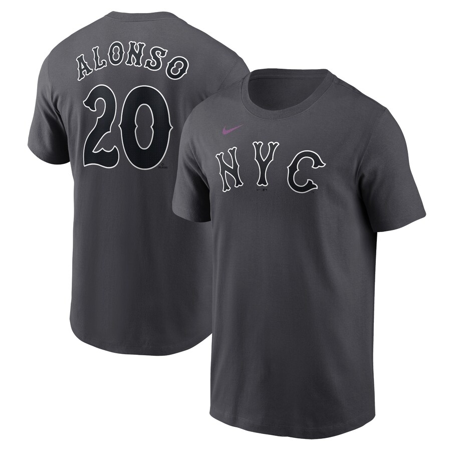 MLB s[gEA\ bc TVc 2024 VeB[RlNg Fuse Name & Number T-Shirt iCL/Nike Ot@Cg