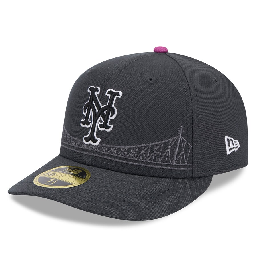 Rakuten - MLB メッツ キャップ 2024 シティーコネクト Low Profile 59FIFTY Fitted Hat ニューエラ/New Era グラファイト