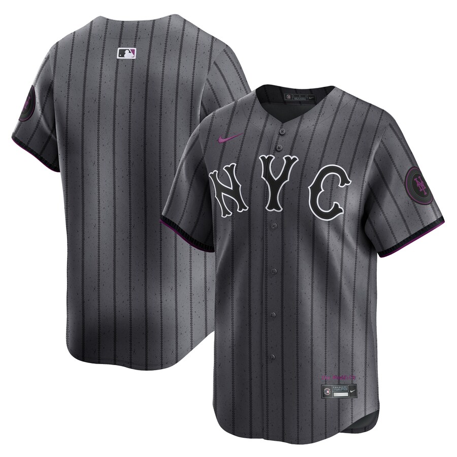 MLB メッツ ユニフォーム 2024 シティーコネクト リミテッド Jersey ナイキ/Nike グラファイト