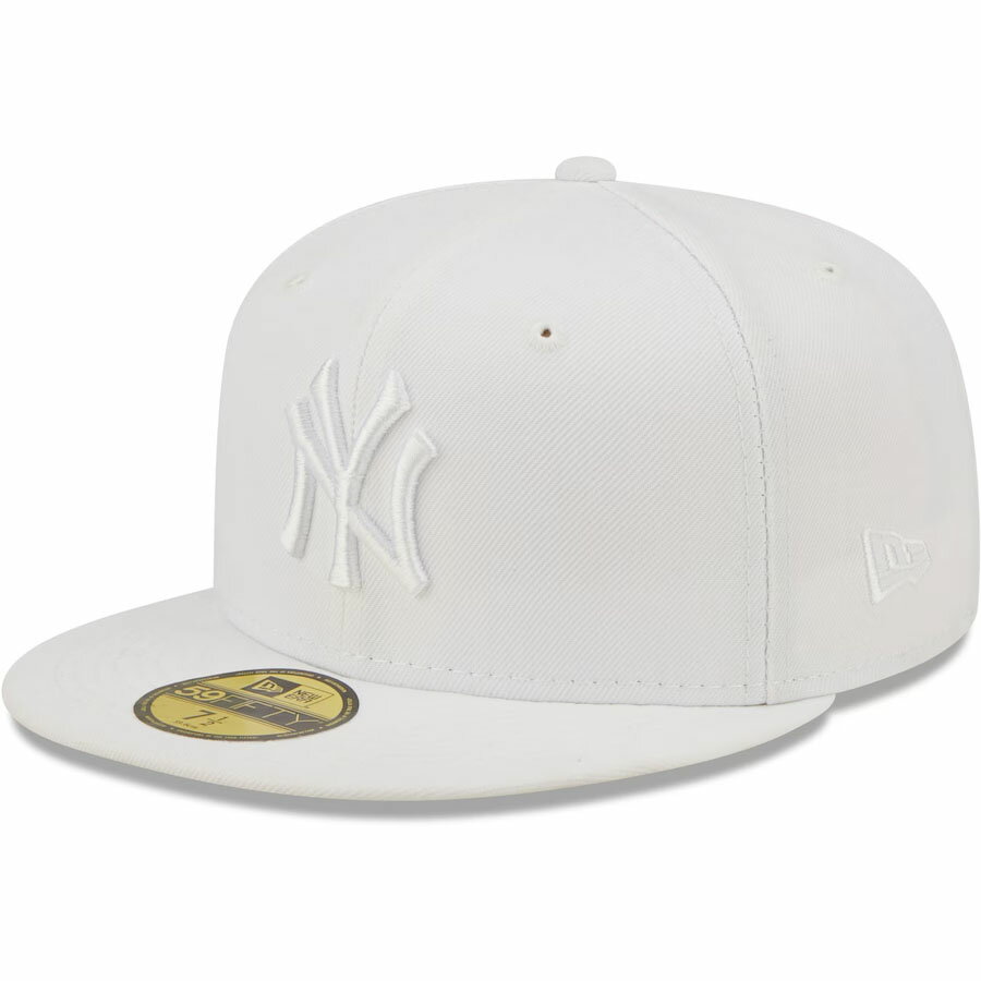 乐天商城 - MLB ヤンキース キャップ 59FIFTY Custom Color Cap ニューエラ/New Era ホワイト ホワイト【nejp】