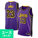 NBA レブロン・ジェームズ レイカーズ ユニフォーム ユースサイズ スウィングマン Swingman ステートメント ジョーダン/Jordan パープル