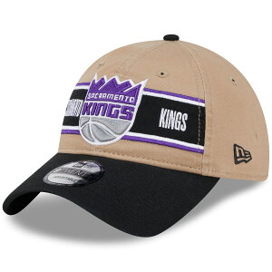 NBA サクラメント・キングス キャップ ドラフト2024 9TWENTY Adjustable Hat ニューエラ/New Era Tan/Black