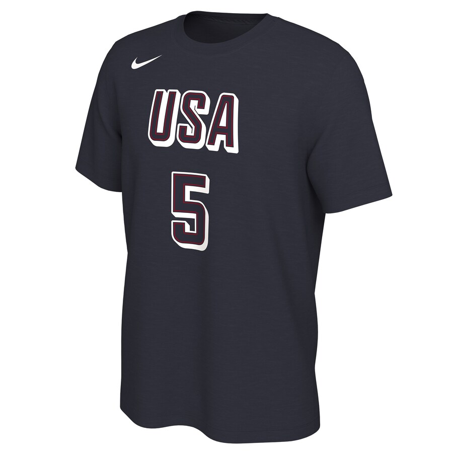 アンソニー・エドワーズ アメリカ代表 Tシャツ USA バスケットボール 2024 ネーム...