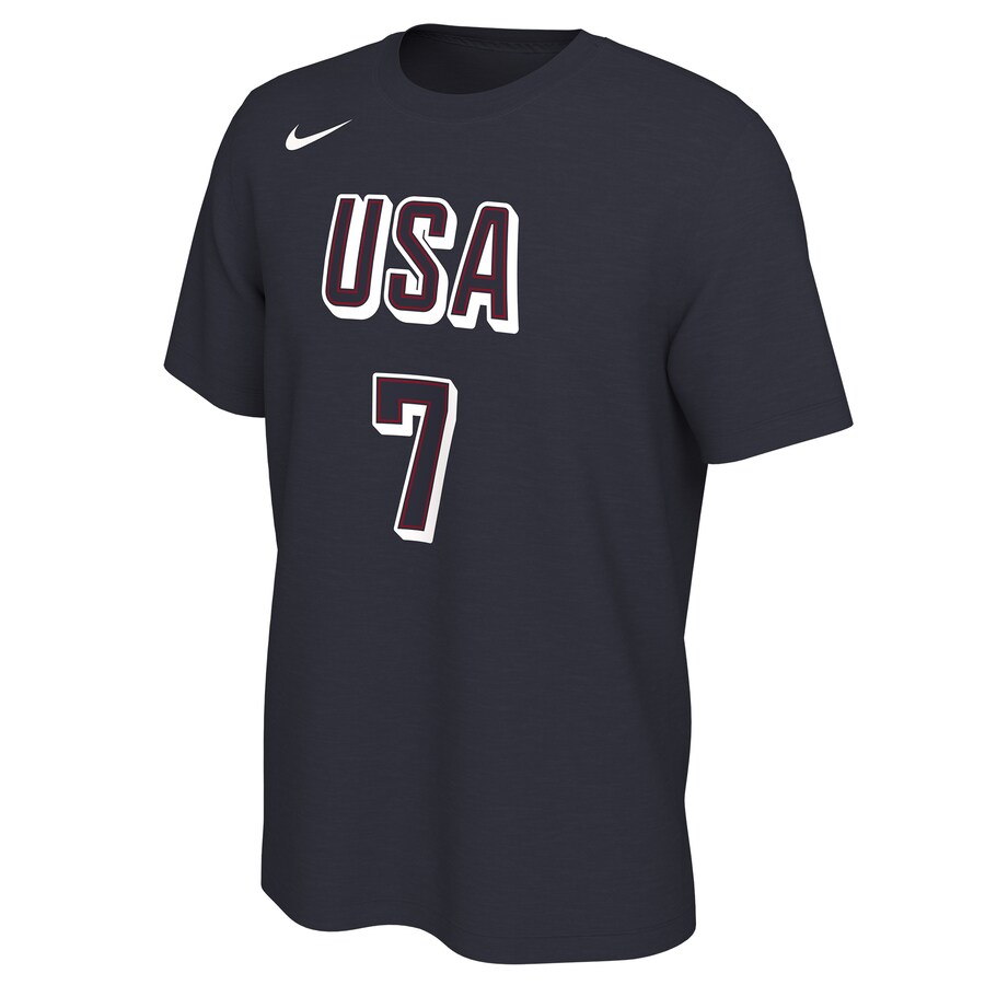 ケビン・デュラント アメリカ代表 Tシャツ USA バスケットボール 2024 ネーム＆ナ...