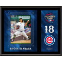 MLB 今永昇太 カブス フォトフレーム オールスターゲーム2024 12 x 15 Sublimated プラーク Fanatics(4)