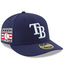 MLB タンパベイ・レイズ キャップ 殿堂入り記念 Hall of Fame 59FIFTY ロープロファイル HOF ニューエラ/New Era ネイビー