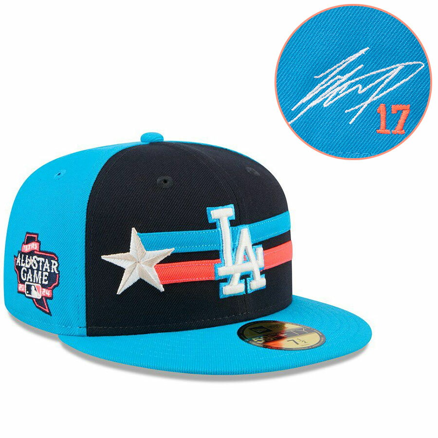 Portugal （Clubs） - MLB 大谷翔平 ドジャース キャップ 【海外カスタム】オールスターゲーム2024 59FIFTY サイン刺繍 ニューエラ/New Era