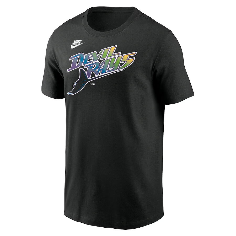 MLB タンパベイ・デビルレイズ Tシャツ クーパーズタウン Cooperstown Wordmark T-...