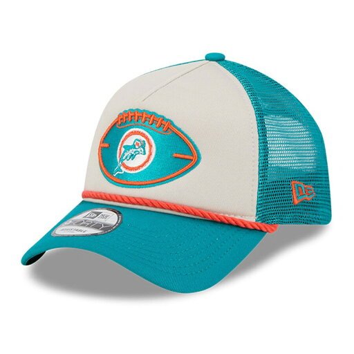 NFL ドルフィンズ キャップ 2024 サイドライン ヒストリック 9FORTY トラッカーメッシュ ニューエラ/New Era ストーン アクア NFL ドルフィンズ キャップ 2024 サイドライン ヒストリック 9FORTY トラッカーメッシュ ニューエラ/New Era ストーン アクア