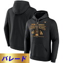 MLB ドジャース パーカー 【海外版】ワールドシリーズ2024優勝記念 パレード Pullover Hoodie Fanatics ブラック