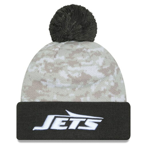 NFL ジェッツ ニットキャップ サルートトゥサービス2024 Cuffed Knit Hat with Pom ニューエラ/New Era ホワイト グラファイト NFL ジェッツ ニットキャップ サルートトゥサービス2024 Cuffed Knit Hat with Pom ニューエラ/New Era ホワイト グラファイト