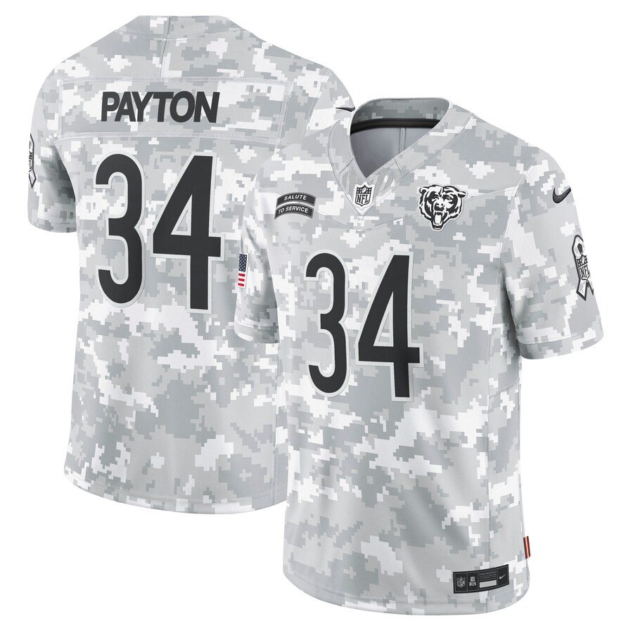 NFL ウォルター・ペイトン ベアーズ ユニフォーム サルートトゥサービス2024 引退選手 リミテッド Limited Jersey ナイキ/Nike カモ