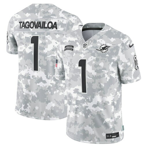 NFL ツア・タゴヴァイロア ドルフィンズ ユニフォーム サルートトゥサービス2024 リミテッド Limited Jersey ナイキ/Nike カモ NFL ツア・タゴヴァイロア ドルフィンズ ユニフォーム サルートトゥサービス2024 リミテッド Limited Jersey ナイキ/Nike カモ