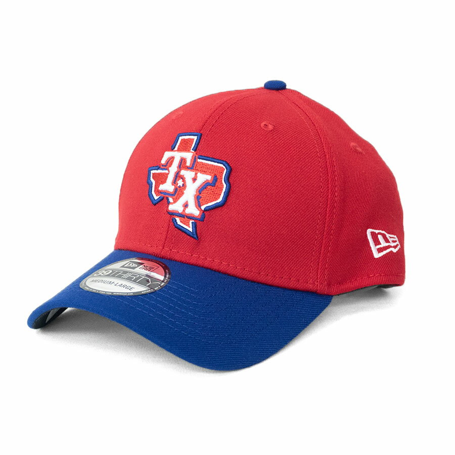 乐天商城 - MLB レンジャーズ キャップ 【海外版】Team Classic Logo 39THIRTY Flex Hat ニューエラ/New Era レッド ロイヤル