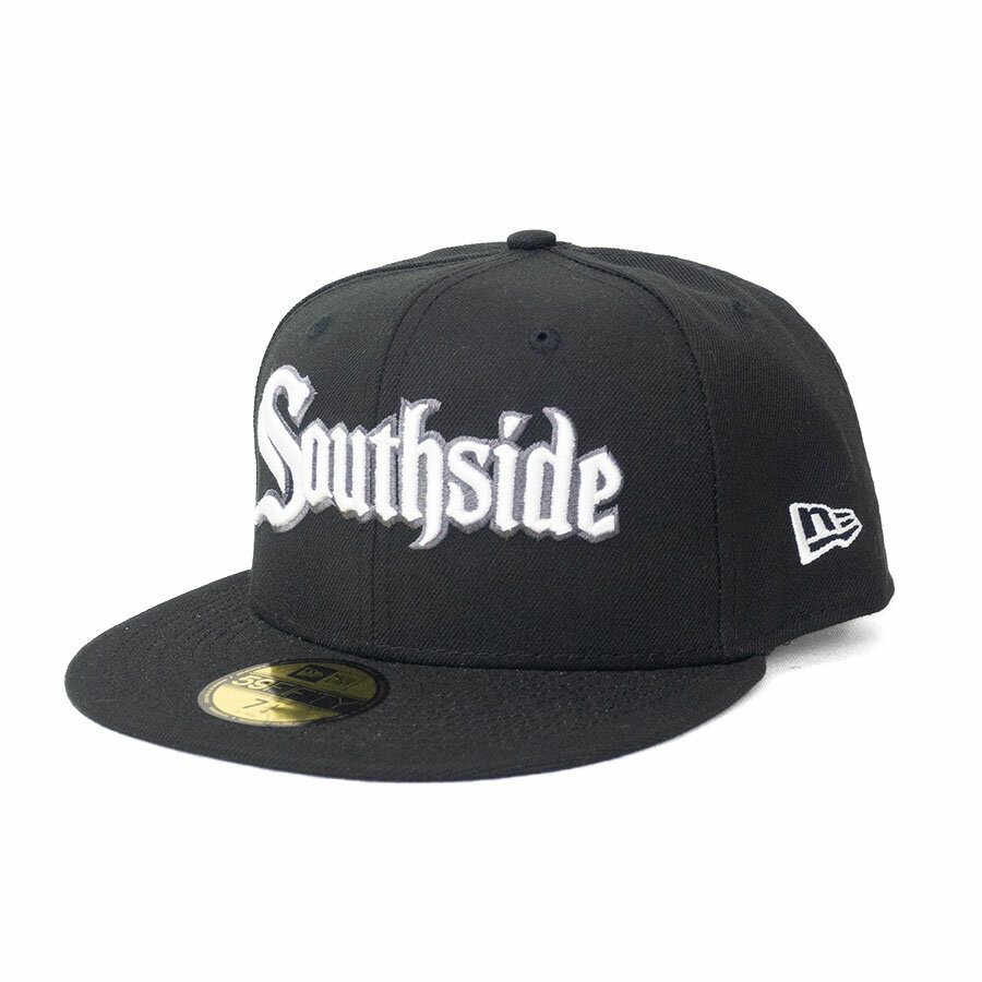 MLB ホワイトソックス キャップ 【海外版】シティーコネクト 59FIFTY Fitted Hat ニューエラ/New Era ブラック(サウスサイド)