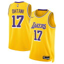 NBA 大谷翔平 レイカーズ ユニフォーム スウィングマン Swingman Jersey Gold ナイキ/Nike アイコン