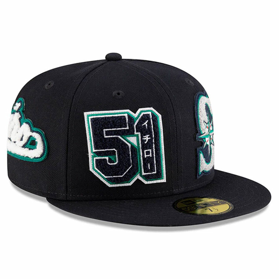 MLB イチロー マリナーズ キャップ 2025 アメリカ野球 殿堂入り Hall of Fame 59FIFTY ニューエラ/New Era ネイビー