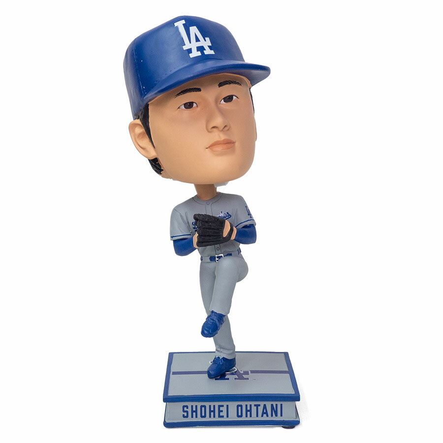 Rakuten - MLB 大谷翔平 ドジャース フィギュア 【10000個限定】9.5 Away Bighead Bobblehead ビッグヘッド ボブルヘッド FOCO グレー【od2W】
