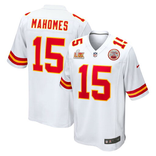 NFL パトリック・マホームズ チーフス ユニフォーム 第59回スーパーボウル 進出 Game Jersey ナイキ/Nike ホワイト NFL パトリック・マホームズ チーフス ユニフォーム 第59回スーパーボウル 進出 Game Jersey ナイキ/Nike ホワイト
