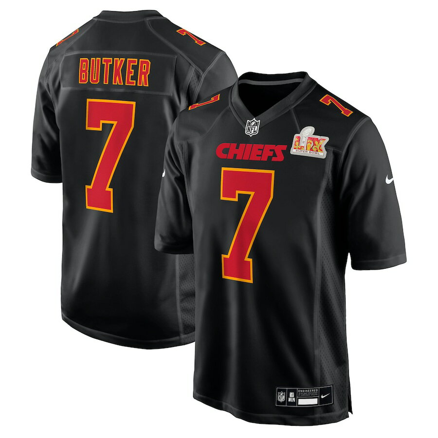 NFL ハリソン・ブッカー チーフス ユニフォーム 第59回スーパーボウル 進出 Fashion Game Jersey ナイキ/Nike Carbon Black