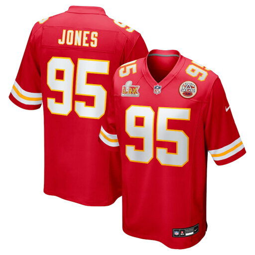 NFL クリス・ジョーンズ チーフス ユニフォーム 第59回スーパーボウル 進出 Game Jersey ナイキ/Nike レッド NFL クリス・ジョーンズ チーフス ユニフォーム 第59回スーパーボウル 進出 Game Jersey ナイキ/Nike レッド