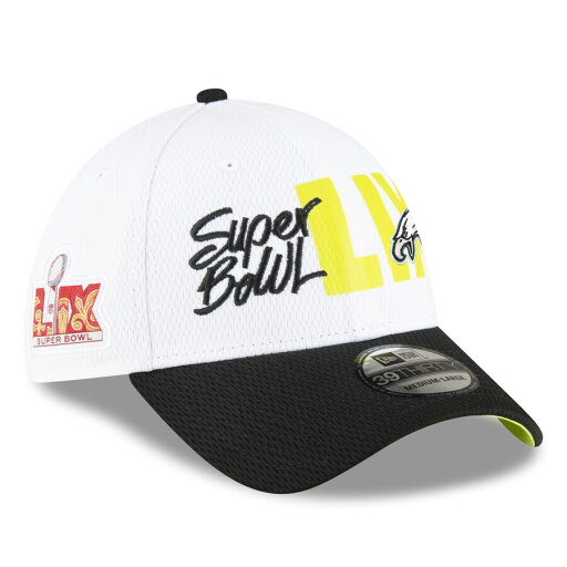 NFL イーグルス キャップ 第59回スーパーボウル 進出 39THIRTY Flex Hat ニューエラ/New Era ホワイト ブラック NFL イーグルス キャップ 第59回スーパーボウル 進出 39THIRTY Flex Hat ニューエラ/New Era ホワイト ブラック