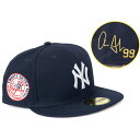 MLB アーロン・ジャッジ ヤンキース キャップ 【海外買付】27x ワールドシリーズ59FIFTY Fitted Cap サイン刺繍 ニューエラ/New Er...