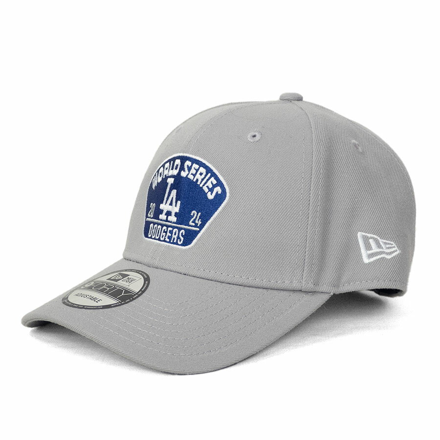 MLB ドジャース キャップ 【海外版】ワールドシリーズ2024 進出記念 Square 9FORTY Adj Hat ニューエラ/New Era グレー