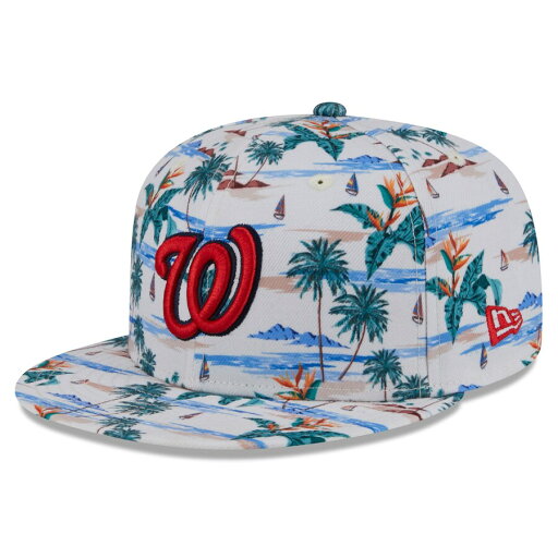 MLB ナショナルズ キャップ 【海外版】2025 スプリングトレーニング 9FIFTY Snapback ニューエラ/New Era Miami pattern MLB ナショナルズ キャップ 【海外版】2025 スプリングトレーニング 9FIFTY Snapback ニューエラ/New Era Miami pattern