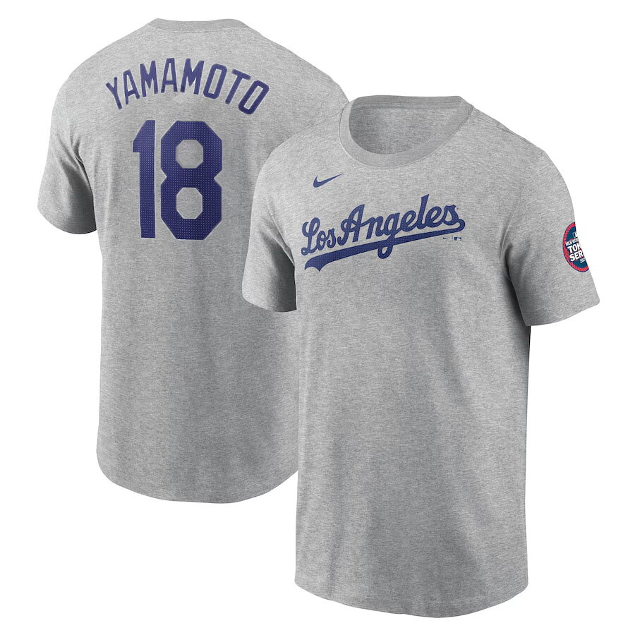MLB 山本由伸 ドジャース Tシャツ 東京シリーズ2025 ネーム＆ナンバー T-Shirt ナ...