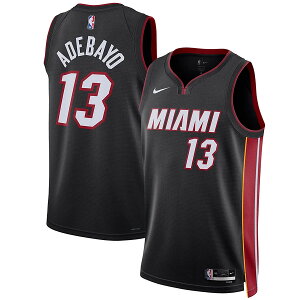 NBA バム・アデバヨ マイアミ・ヒート ユニフォーム スウィングマンジャージ アイコンエディション ナイキ/Nike ブラック